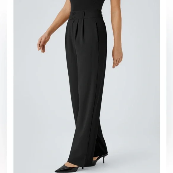 Elegant Black Women's Pants - Picture 11 of 12